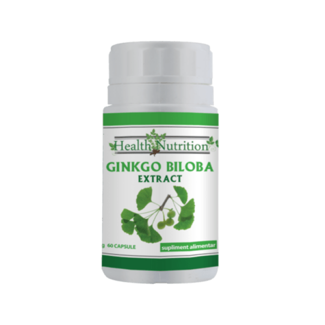 Ginko Biloba Extract 60 tablete Health Nutrition